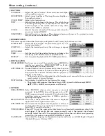 Preview for 18 page of Mitsubishi LVP-S120A User Manual