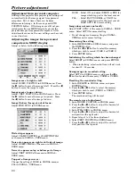 Preview for 20 page of Mitsubishi LVP-S120A User Manual