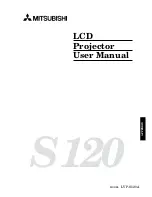 Preview for 38 page of Mitsubishi LVP-S120A User Manual