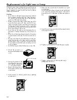 Preview for 32 page of Mitsubishi LVP-X120A User Manual