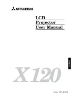 Preview for 38 page of Mitsubishi LVP-X120A User Manual