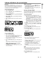 Preview for 21 page of Mitsubishi LVP-X390U User Manual