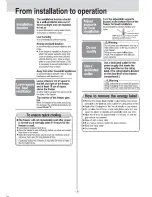 Preview for 2 page of Mitsubishi MF-U160C Operating Instructions Manual