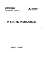 Mitsubishi MR-260T Operating Instructions Manual preview