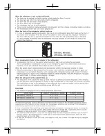 Preview for 11 page of Mitsubishi MR-508C Operating Instructions Manual