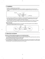 Preview for 3 page of Mitsubishi MR-508U Series Operating Instructions Manual