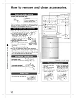 Preview for 10 page of Mitsubishi MR-C375B Use & Care / Installation Manual