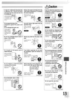 Preview for 13 page of Mitsubishi MR-CU375U Operating Instructions Manual