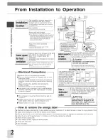 Preview for 2 page of Mitsubishi MR-CU375X Operating Instructions Manual