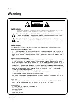 Preview for 2 page of Mitsubishi PD-4225 Owner'S Manual