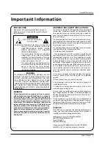 Preview for 5 page of Mitsubishi PD-4225 Owner'S Manual