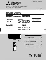 Preview for 1 page of Mitsubishi PKA-RP35GAL Service Manual