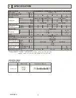 Preview for 3 page of Mitsubishi SUZ-KA09NA Service Manual