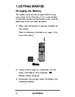 Preview for 12 page of Mitsubishi T200 User Manual