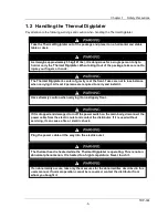 Preview for 9 page of Mitsubishi TDP-324 User Manual