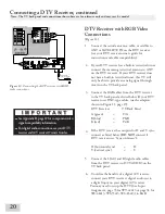 Preview for 20 page of Mitsubishi ws-48413 Owner'S Manual