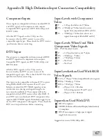 Preview for 67 page of Mitsubishi ws-48413 Owner'S Manual