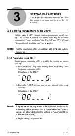 Preview for 23 page of Mitutoyo EV Counter User Manual