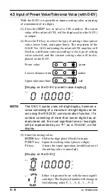 Preview for 38 page of Mitutoyo EV Counter User Manual