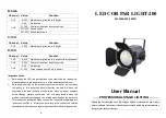 MJ LED LIGHTNING MJ-3046 User Manual preview