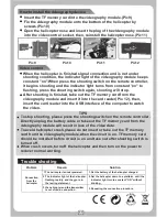 Preview for 13 page of MJX F39 Shuttle Instruction Manual