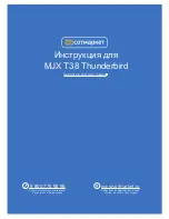 MJX T38 Thunderbird Instruction Manual preview