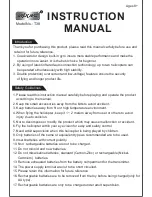 Preview for 2 page of MJX T38 Thunderbird Instruction Manual