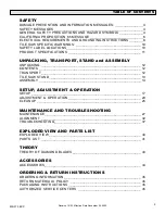 Preview for 3 page of MK Diamond Products MK-370 EXP Owner'S Manual & Operating Instructions