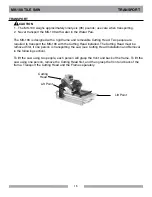 Preview for 16 page of MK MK-100 Owners Manual, Parts List & Operating Instructions