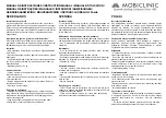 Preview for 4 page of Mobiclinic Puerto Instruction Manual