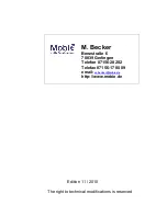 Preview for 2 page of MobiE MB7500-110 Operating Manual