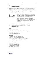 Preview for 19 page of MobiE MB7500-110 Operating Manual