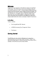 Preview for 4 page of Mobile Crossing COMPACTFLASH GPS User Manual