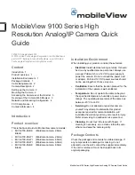 Preview for 1 page of MobileView 9100 Series Quick Manual