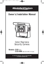 MobileVision C125 Owners & Installation Manual preview