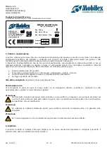 Preview for 18 page of Mobilex 10.50.04.2012 User Manual