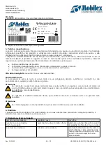 Preview for 24 page of Mobilex 302024 User Manual