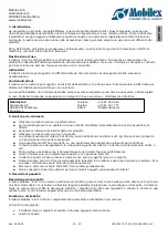 Preview for 15 page of Mobilex 312371 User Manual