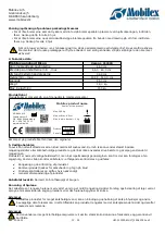 Preview for 11 page of Mobilex 313300 User Manual