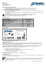 Preview for 16 page of Mobilex 313300 User Manual