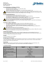 Preview for 5 page of Mobilex ELEPHANT AIR 317001 User Manual