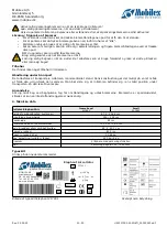 Preview for 10 page of Mobilex ELEPHANT AIR 317001 User Manual