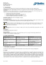 Preview for 11 page of Mobilex ELEPHANT AIR 317001 User Manual