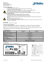 Preview for 14 page of Mobilex ELEPHANT AIR 317001 User Manual