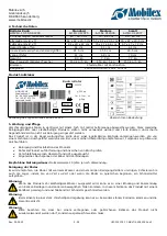 Preview for 5 page of Mobilex KUDU 312075 User Manual