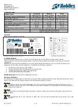 Preview for 9 page of Mobilex KUDU 312075 User Manual