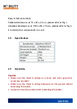 Preview for 4 page of Mobility TEK Solax Mobi-Hoist Manual