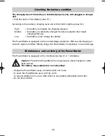 Preview for 11 page of Mobitronic PowerStarter PS-200-12 Operating Instructions Manual