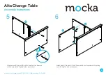 Preview for 4 page of Mocka Alta Change Table Assembly Instructions Manual