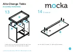 Preview for 8 page of Mocka Alta Change Table Assembly Instructions Manual